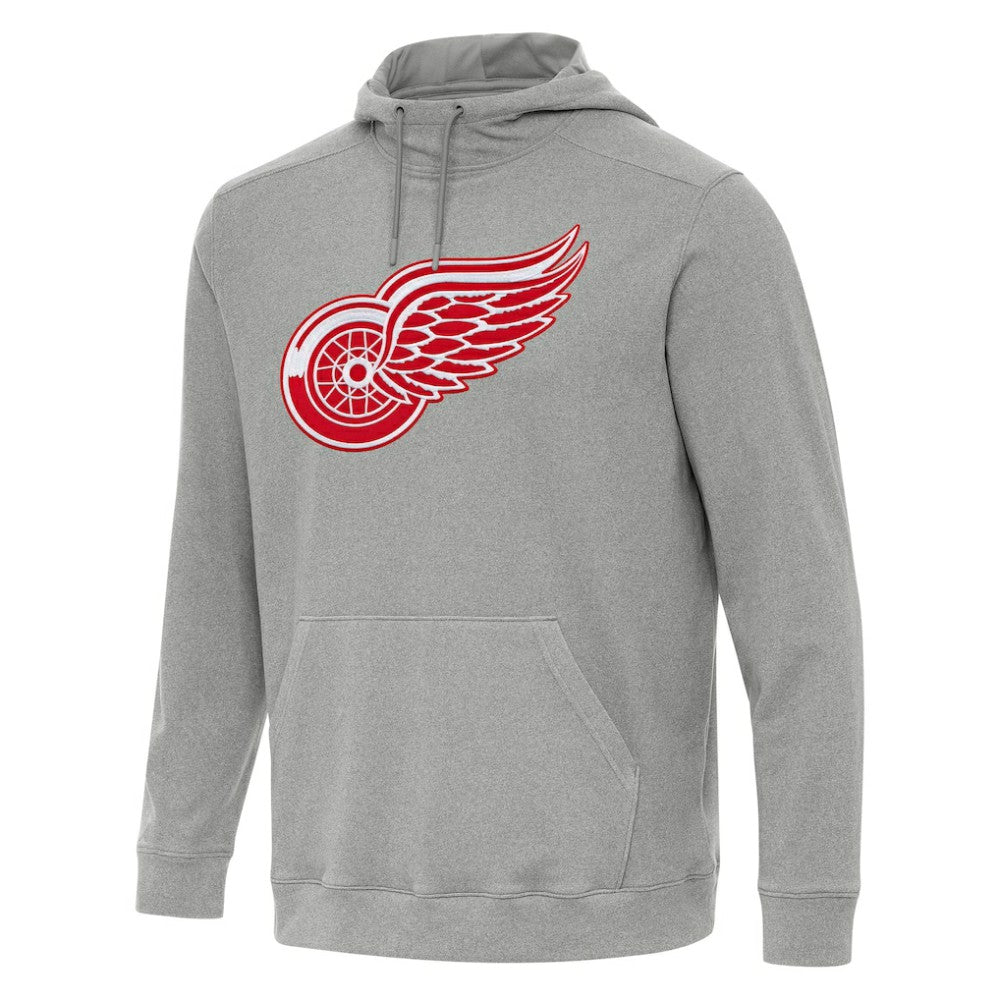 Detroit Red Wings Antigua Cloud Pullover Hoodie - Heather Gray - NHL 202237204