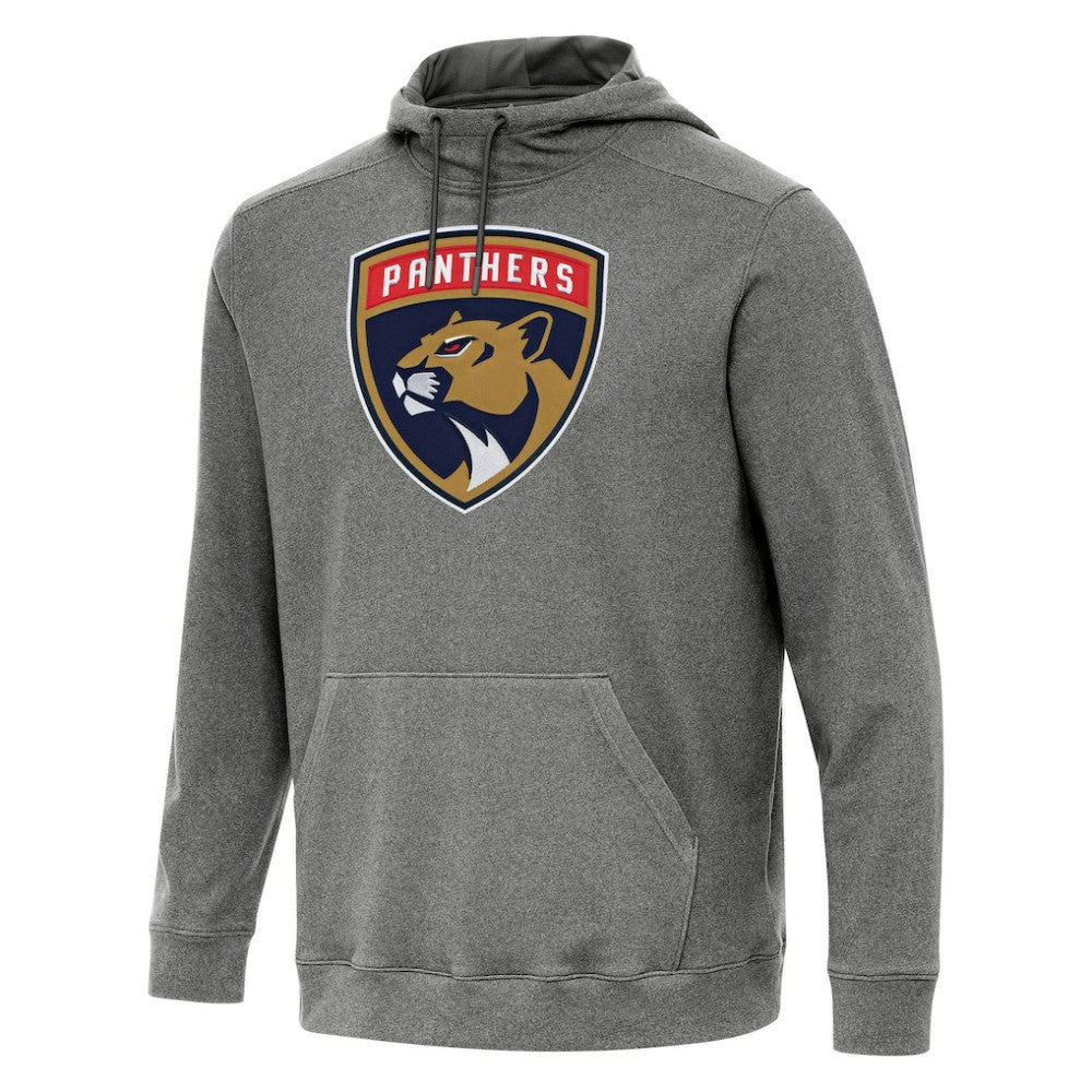 Florida Panthers Antigua Cloud Pullover Hoodie - Heather Black - NHL 202237206