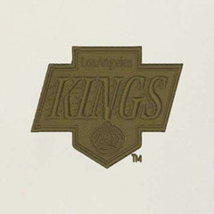 Los Angeles Kings Antigua Intrepid Sand Raglan Long Sleeve Hoodie T-Shirt - Cream/Olive - NHL 202253443