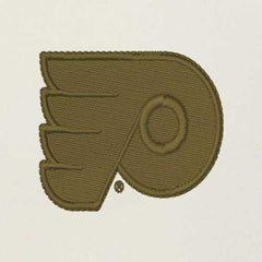 Philadelphia Flyers Antigua Intrepid Sand Raglan Long Sleeve Hoodie T-Shirt - Cream/Olive - NHL 202253451