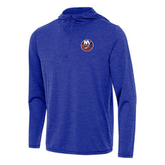 New York Islanders Antigua Tidy Quarter-Zip Hoodie - Heather Royal - NHL 202253734