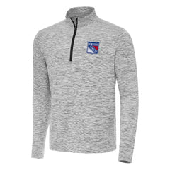 New York Rangers Antigua Cause Quarter-Zip Top - Black - NHL 202253753