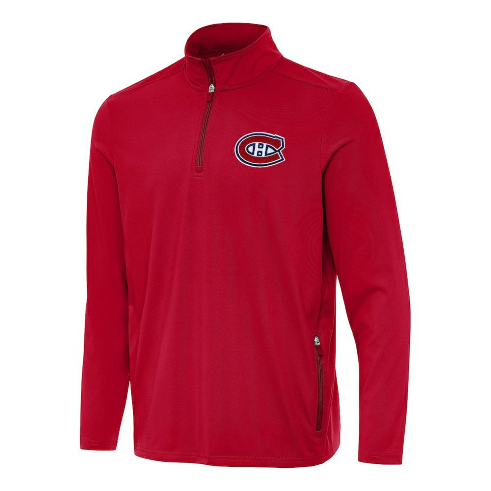 Montreal Canadiens Antigua Perilous Quarter-Zip Sweatshirt - Red - NHL 202254076