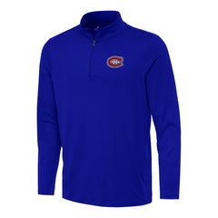Montreal Canadiens Antigua Reprocess Quarter-Zip Top - Royal - NHL 202254210
