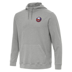 New York Islanders Antigua Cloud Pullover Hoodie - Heather Gray - NHL 202254473
