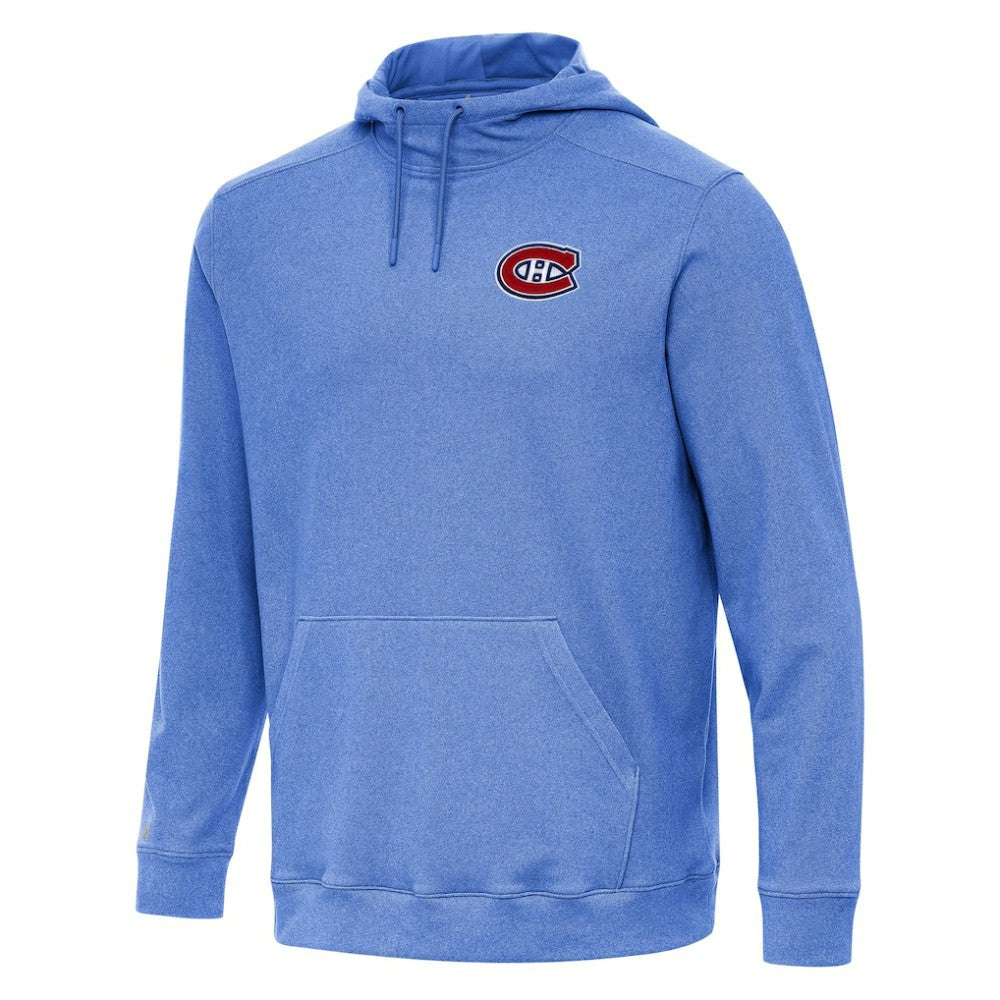 Montreal Canadiens Antigua Cloud Pullover Hoodie - Heather Royal - NHL 202254484