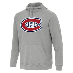 Montreal Canadiens Antigua Cloud Pullover Hoodie - Heather Gray - NHL 202255079