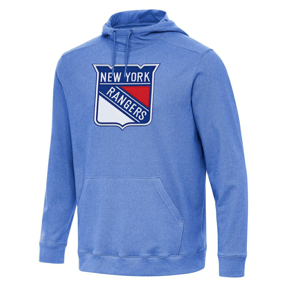 New York Rangers Antigua Cloud Pullover Hoodie - Heather Royal - NHL 202255095