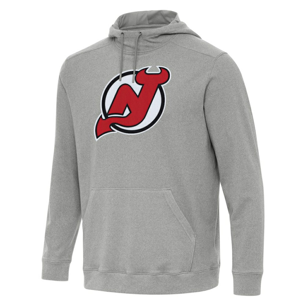 New Jersey Devils Antigua Cloud Pullover Hoodie - Heather Gray - NHL 202255108