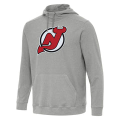 New Jersey Devils Antigua Cloud Pullover Hoodie - Heather Gray - NHL 202255108