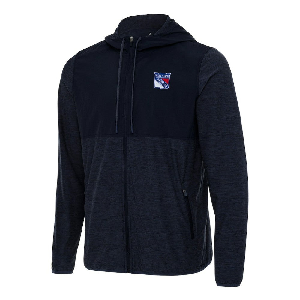 New York Rangers Antigua Sway Full-Zip Hoodie Jacket - Navy - NHL 202257027