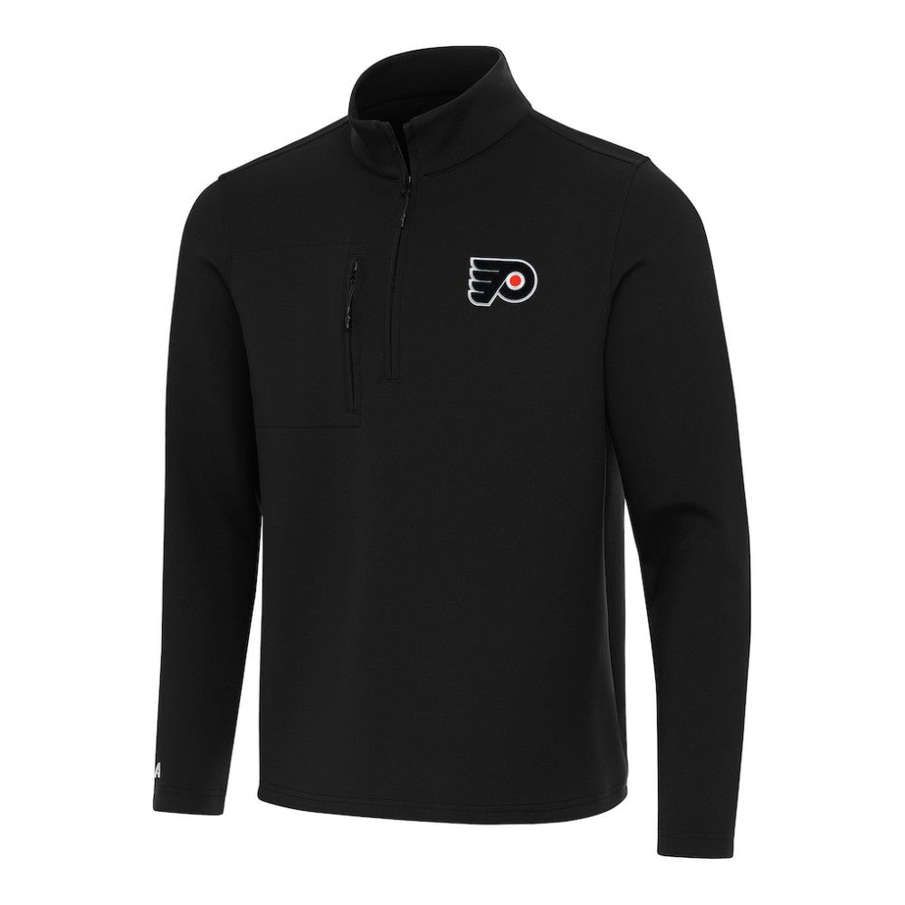 Philadelphia Flyers Antigua Insider Quarter-Zip Top - Black - NHL 202257098