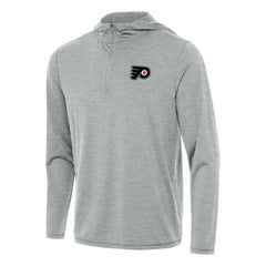 Philadelphia Flyers Antigua Tidy Quarter-Zip Hoodie - Heather Gray - NHL 202257160