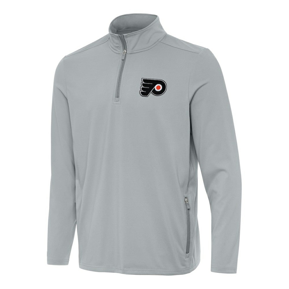 Philadelphia Flyers Antigua Perilous Quarter-Zip Sweatshirt - Gray - NHL 202257533