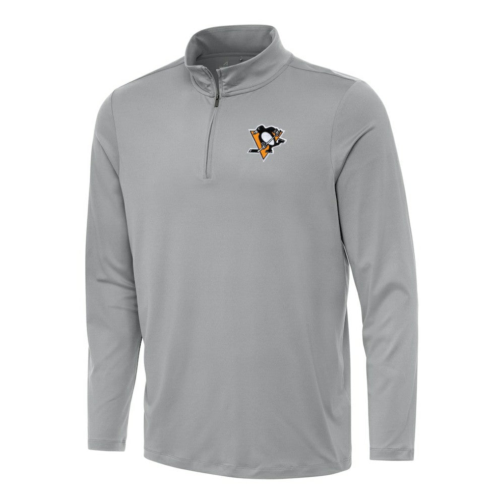 Pittsburgh Penguins Antigua Reprocess Quarter-Zip Top - Gray - NHL 202257660