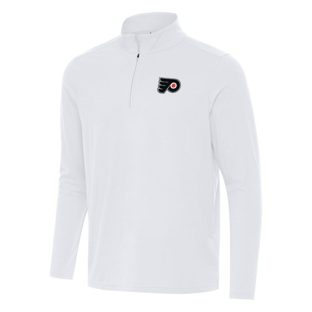 Philadelphia Flyers Antigua Intent Quarter-Zip Top - White - NHL 202257901