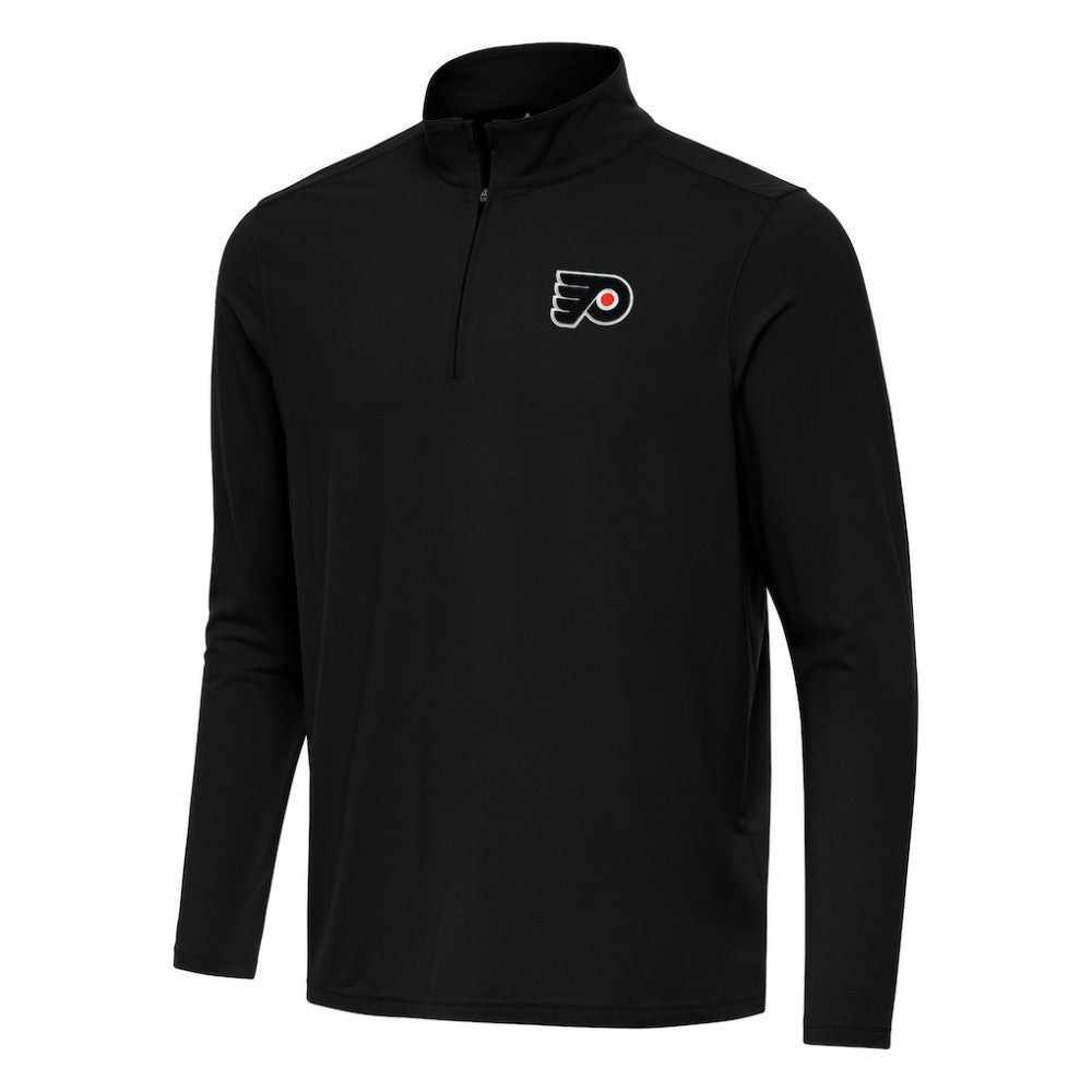 Philadelphia Flyers Antigua Intent Quarter-Zip Top - Black - NHL 202257906
