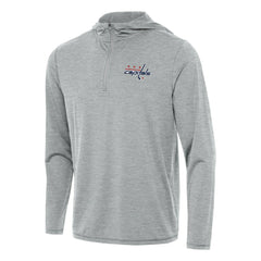 Washington Capitals Antigua Tidy Quarter-Zip Hoodie - Heather Gray - NHL 202259114