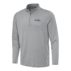 Washington Capitals Antigua Reprocess Quarter-Zip Top - Gray - NHL 202259614