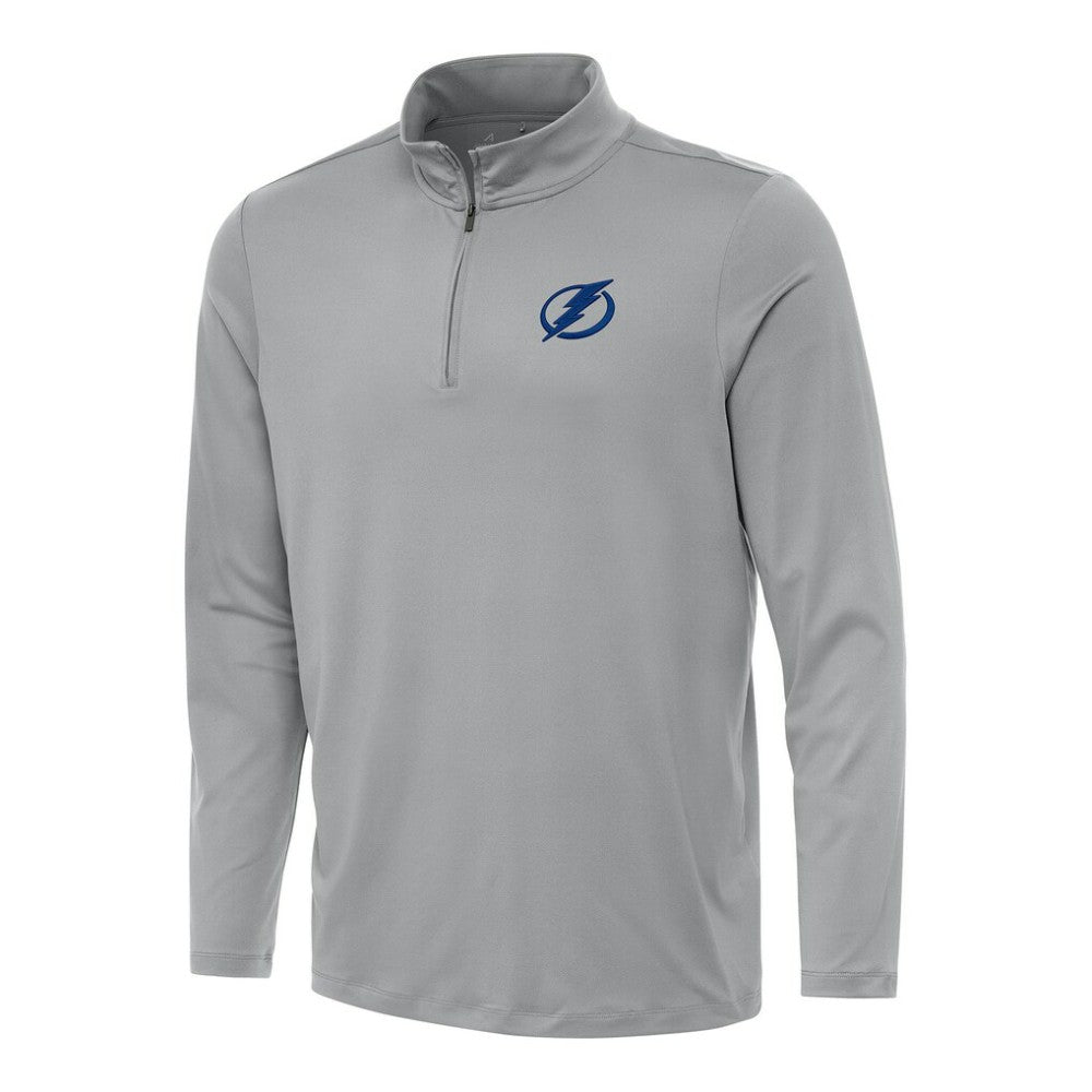 Tampa Bay Lightning Antigua Reprocess Quarter-Zip Top - Gray - NHL 202259623