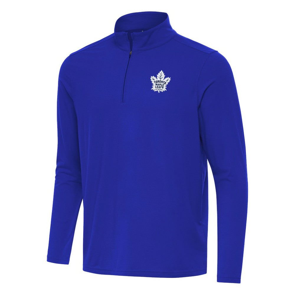 Toronto Maple Leafs Antigua Intent Quarter-Zip Top - Royal - NHL 202259858