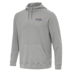 Washington Capitals Antigua Cloud Pullover Hoodie - Heather Gray - NHL 202259866