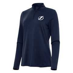 Tampa Bay Lightning Antigua Women's Reprocess Quarter-Zip Top - Navy - NHL 202259955