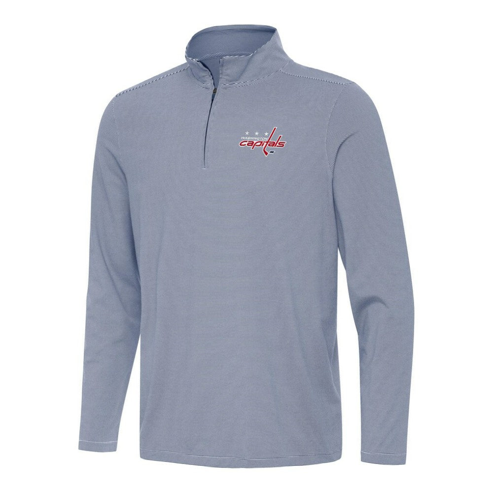 Washington Capitals Antigua Twine Quarter-Zip Top - Navy - NHL 202260189