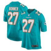 Nike Ethan Bonner Miami Dolphins Game Jersey Aqua