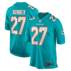 Nike Ethan Bonner Miami Dolphins Game Jersey Aqua