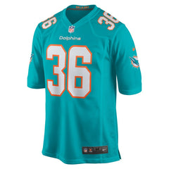 Nike Storm Duck Miami Dolphins Game Jersey Aqua