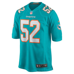 Nike Patrick Paul Miami Dolphins Game Jersey Aqua