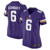 Nike Brian Asamoah II Minnesota Vikings Women's Game Jersey Purple