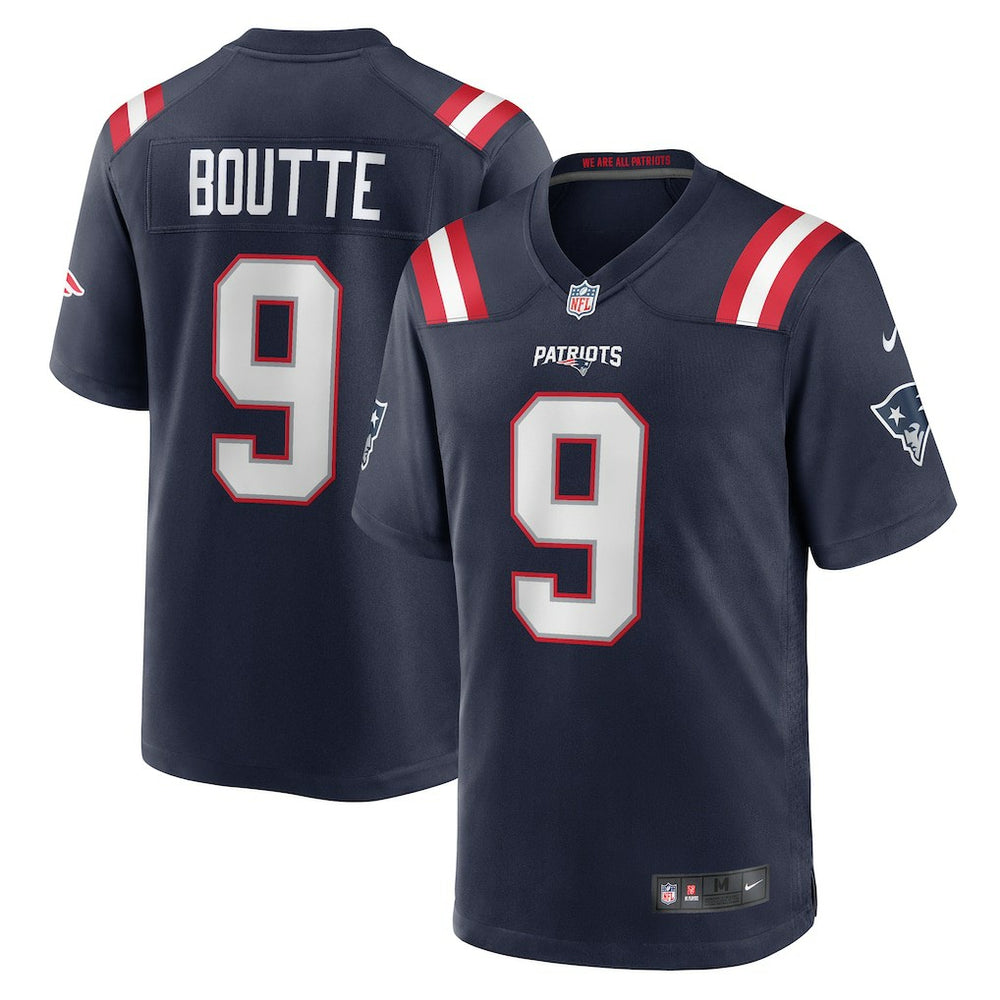 Nike Kayshon Boutte New England Patriots Game Jersey Navy
