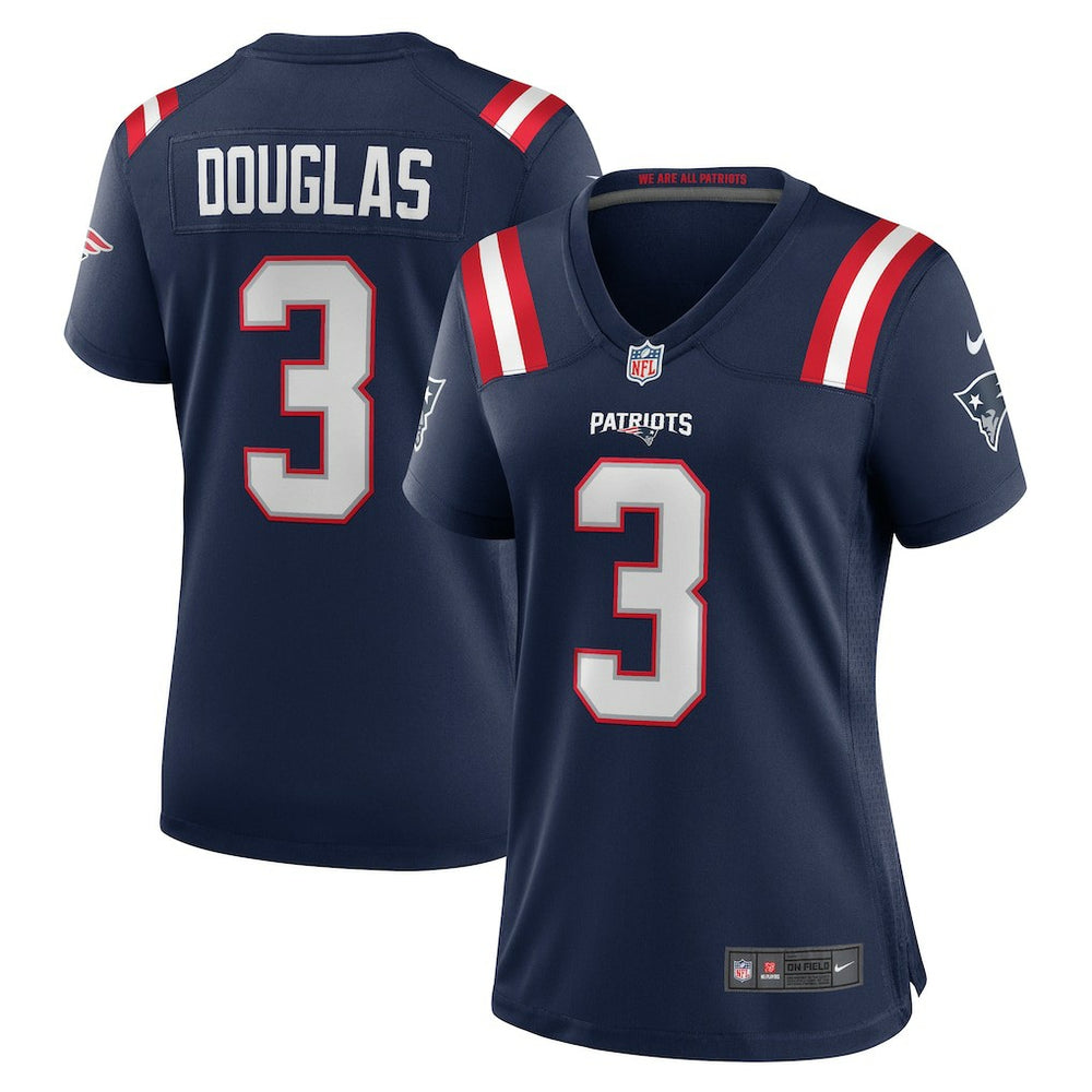Nike Demario Douglas New England Patriots Women's Game Jersey Navy