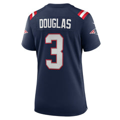 Nike Demario Douglas New England Patriots Women's Game Jersey Navy