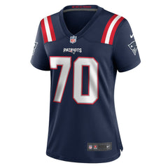 Nike Caedan Wallace New England Patriots Women's Game Jersey Navy