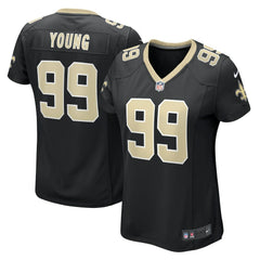 Nike Chase Young New Orleans Saints Women's Game Jersey Black