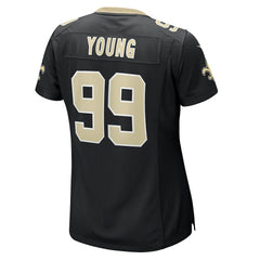 Nike Chase Young New Orleans Saints Women's Game Jersey Black