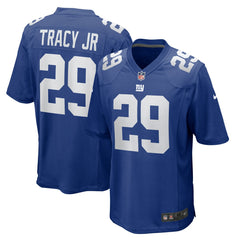 Nike Tyrone Tracy Jr. New York Giants Team Game Jersey Royal