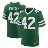 Nike Thomas Hennessy New York Jets Team Game Jersey Legacy Green