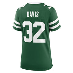 Nike Isaiah Davis New York Jets Women's Game Jersey Legacy Green