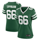 Nike Joe Tippmann New York Jets Women's Game Jersey Legacy Green