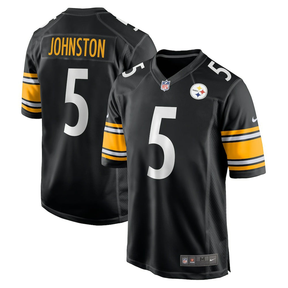 Nike Cameron Johnston Pittsburgh Steelers Game Jersey Black