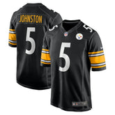 Nike Cameron Johnston Pittsburgh Steelers Game Jersey Black