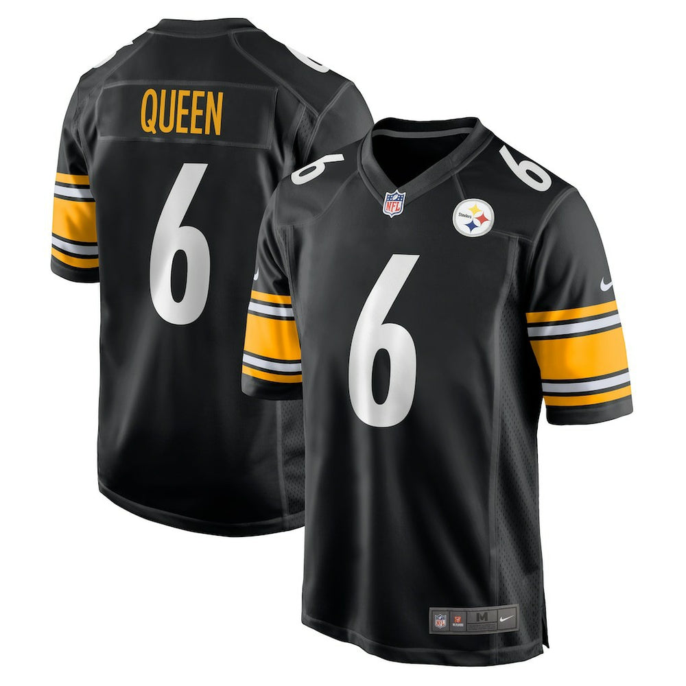 Nike Patrick Queen Pittsburgh Steelers Game Jersey Black