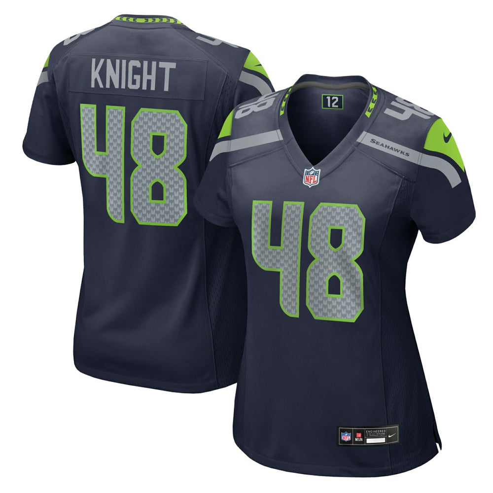 Nike Tyrice Knight Seattle Seahawks Women's Team Game Jersey College Navy