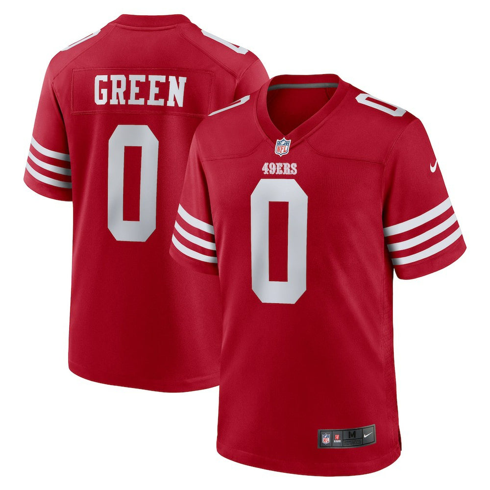 Nike Renardo Green San Francisco 49ers Game Jersey Scarlet