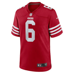 Nike Malik Mustapha San Francisco 49ers Game Jersey Scarlet