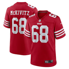 Nike Colton McKivitz San Francisco 49ers Game Jersey Scarlet